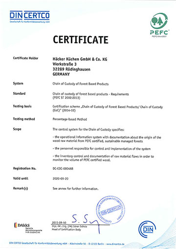 сеждуранодный сертификат PEFC GB